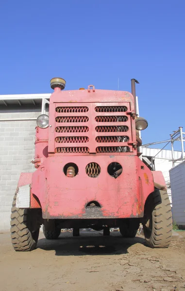 Front View of Old Industrial Vehicle — Stock Photo, Image