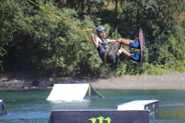 Abbotsford Wakeboard competitie — Stockfoto