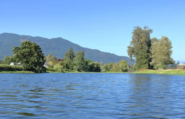 Nelson Slough Suroeste Canadá Cerca Chilliwack Proporciona Los Agricultores Agua —  Fotos de Stock