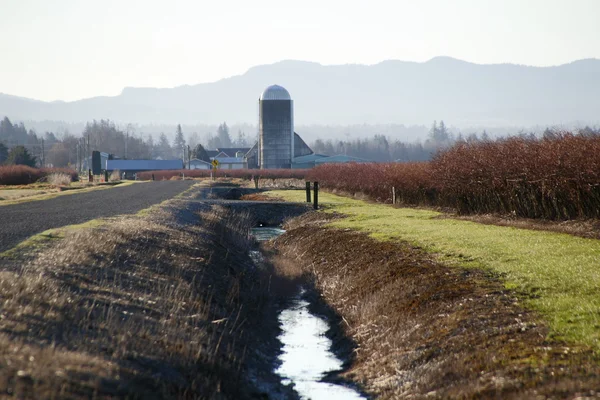 Washington kırsal Canal — Stok fotoğraf