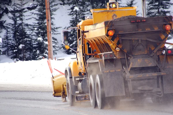 Snowplow rurale — Foto Stock