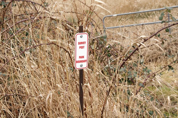 Sondaggio Post Marker — Foto Stock