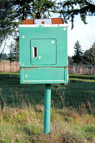 Kurioser und ungewöhnlicher Briefkasten — Stockfoto