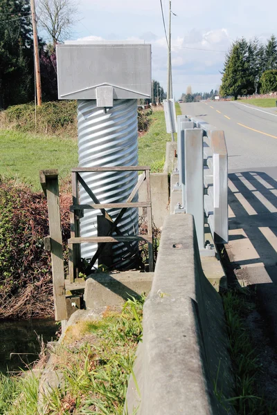 Wide on Water Gauging Station — Stock Photo, Image