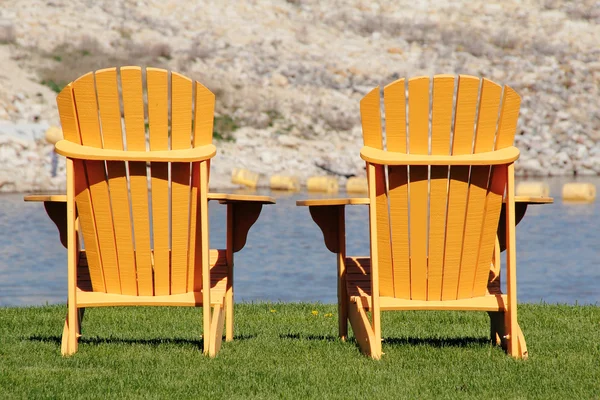 Cadeira Adirondack ou Muskoka — Fotografia de Stock