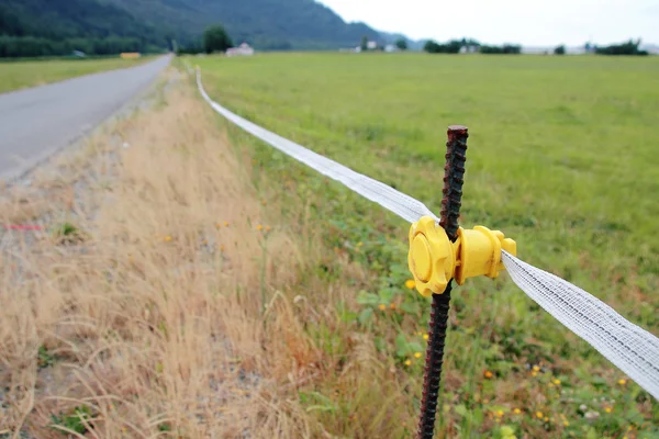 Elektrický ohradník kabel — Stock fotografie