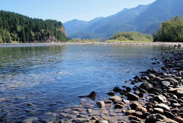 Fraser River in Fraser Canyon — Stock Photo, Image