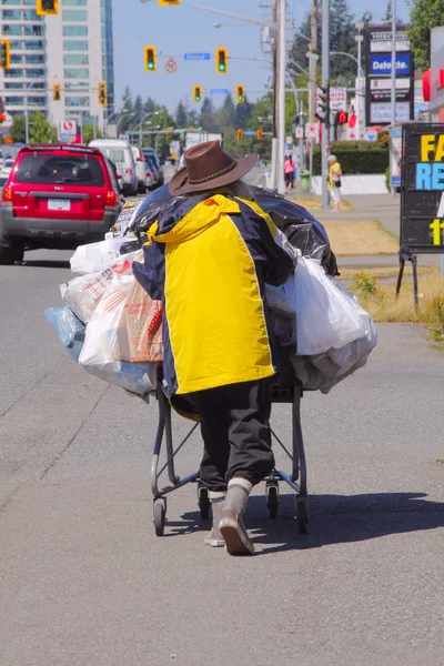 Persona sin hogar — Foto de Stock