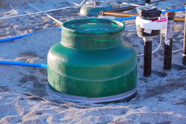 Tanque de combustível para posto de gasolina industrial — Fotografia de Stock