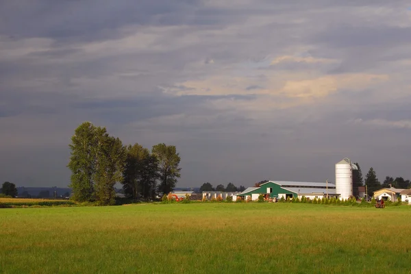 Regenwolken verplaatsen — Stockfoto