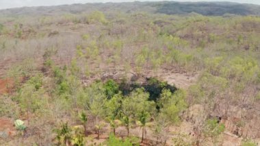 Manzara Üzerinde İHA Goa Jomblang 'a