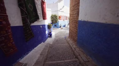 Udayaların Kasbah sokakları ve sokakları.
