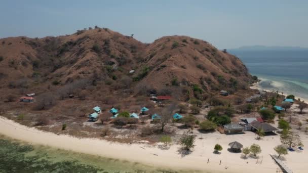 Беспилотник на курорте острова Канава — стоковое видео