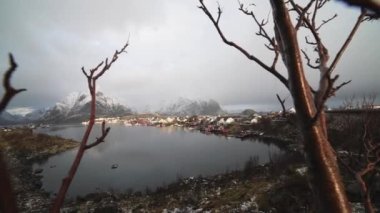 Reine 'in Kış Manzarası