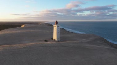 Rubjerg üzerinde İHA Uçuşu Knude Deniz Feneri
