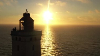Rubjerg üzerinde İHA Uçuşu Knude Deniz Feneri