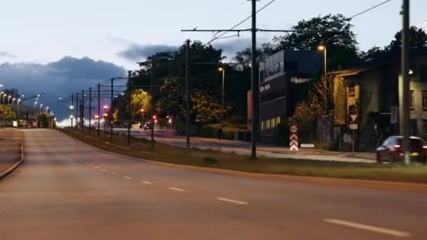 아르 구스 에서 밤에 횡단하는 도로 — 비디오