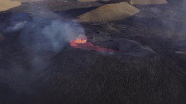 Fagradalsjall Yanardağının Patlaması Üzerine İHA