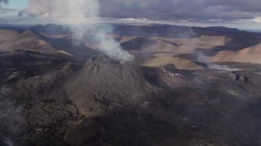 Fagradalsjall Yanardağının Patlaması Üzerine İHA