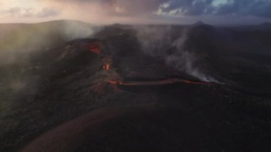 Fagradalsjall Yanardağının Patlaması Üzerine İHA