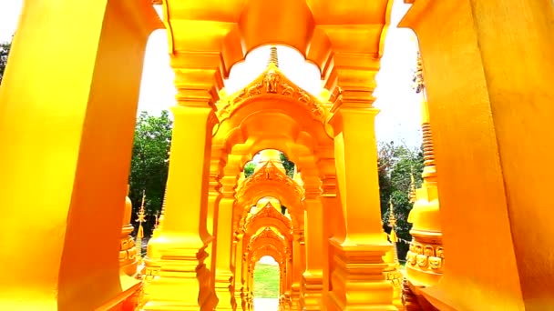 Pagoda en Wat-Sawangboon — Vídeo de stock