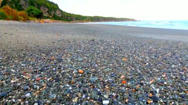 Okyanus deniz manzarası punakaiki paparoa Milli Parkı doğal
