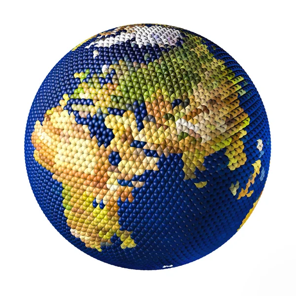 Yakın Doğu küçük toplar oluşan dünya oyuncak — Stok fotoğraf