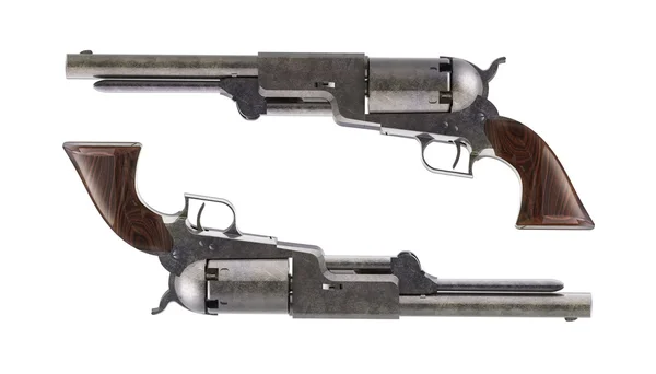 Antique revolvers for duel — Stock Photo, Image