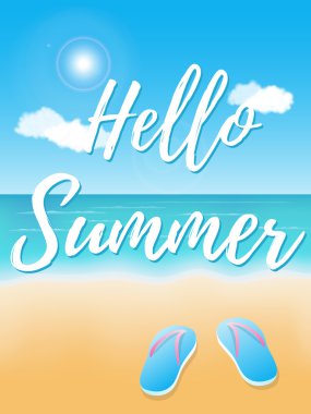 Merhaba yaz posteri.