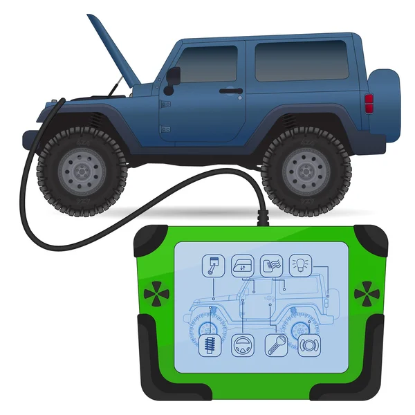 Off road araç tanılama hizmetini sınama