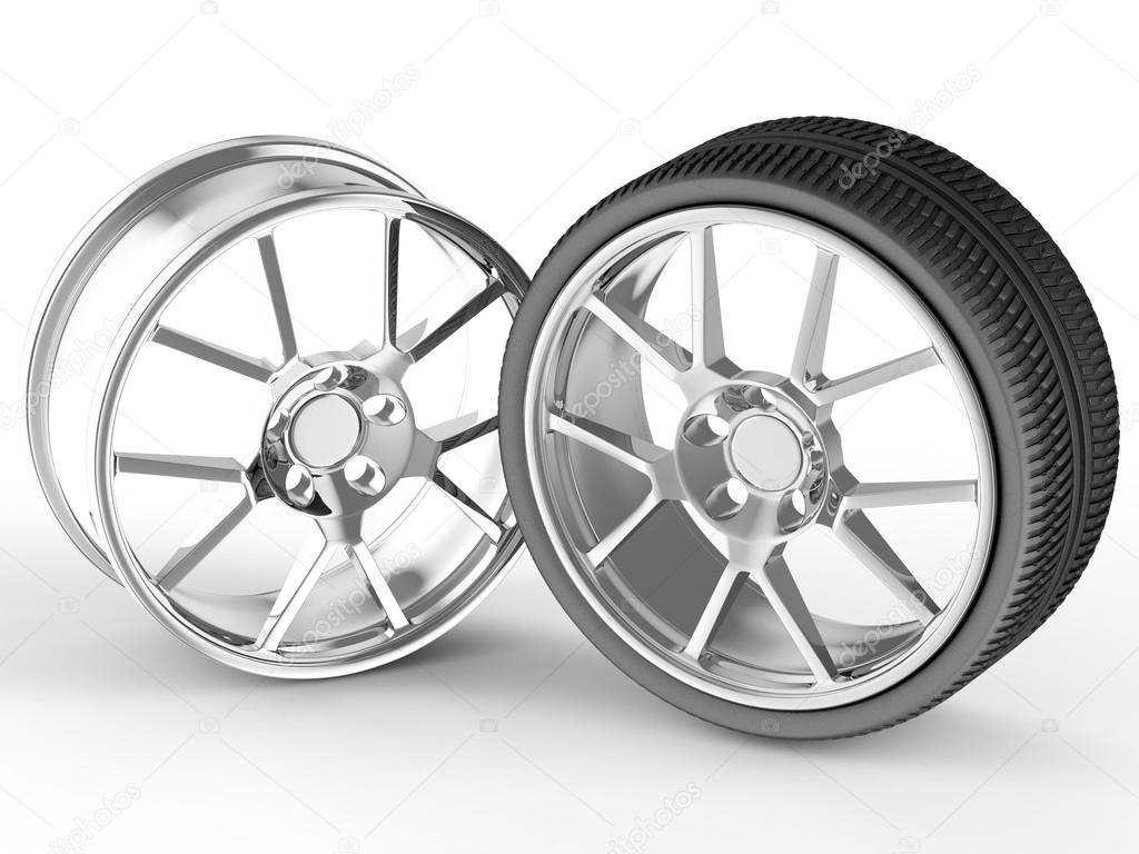 Car wheel and alloy rim