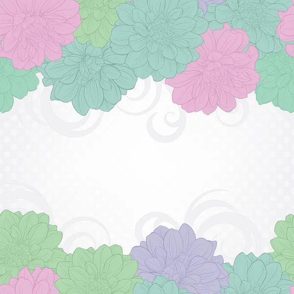 Patrón sin costuras con flores y mariposa. Decorativo floral.Líneas de contorno y trazos dibujados. Fondo de boda . — Vector de stock