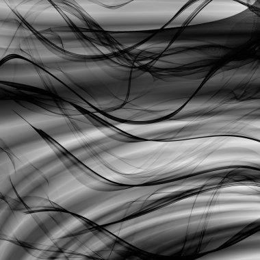 Akış güç soyut alev desen siyah arka plan