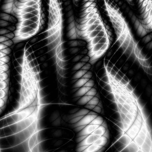 黑影抽象流曲线功率设计 — 图库照片