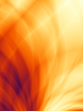 Turuncu enerji dalgası soyut web tasarım