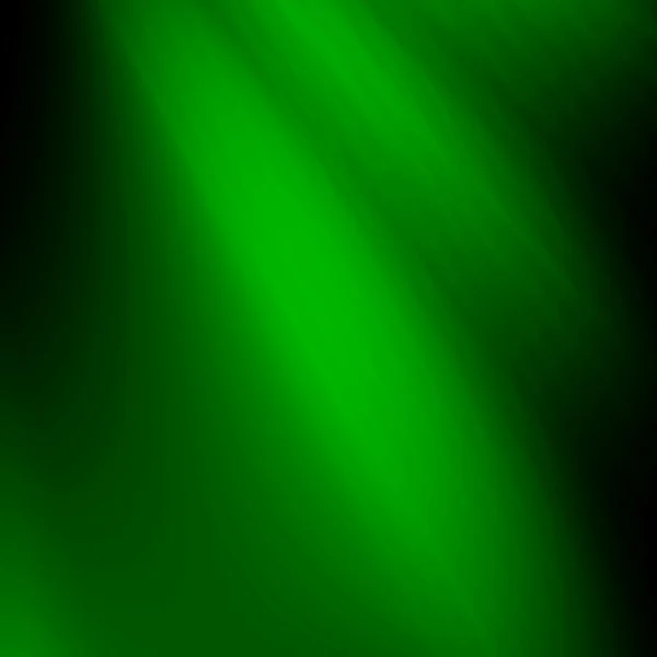 緑の絹の抽象的な滑らかなデザイン — ストック写真