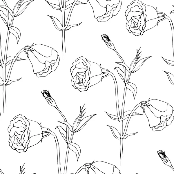 Floral vector seamless pattern — Stock Vector