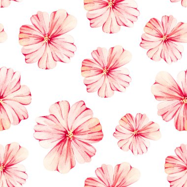 Suluboya çiçek deseni