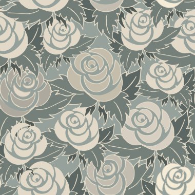 Güzel suluboya çiçekli desen