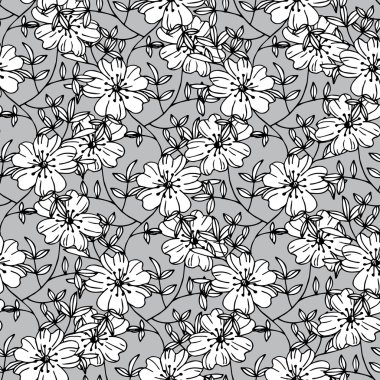 Çiçeklerle kusursuz desen