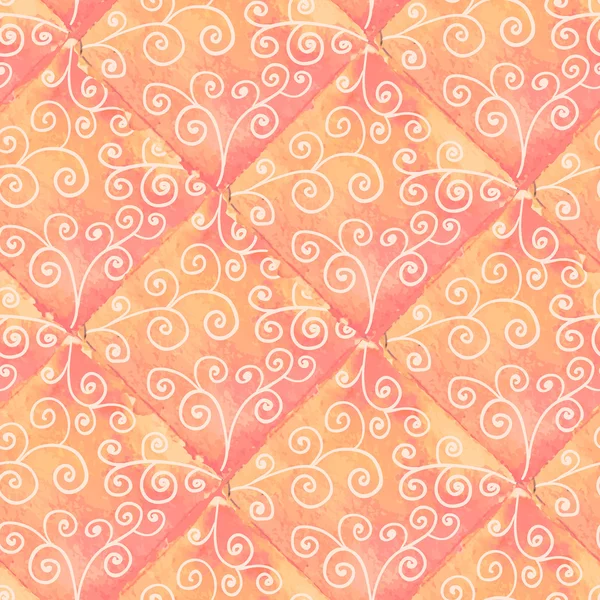 Aquarel paisley vector naadloze patroon — Stockvector