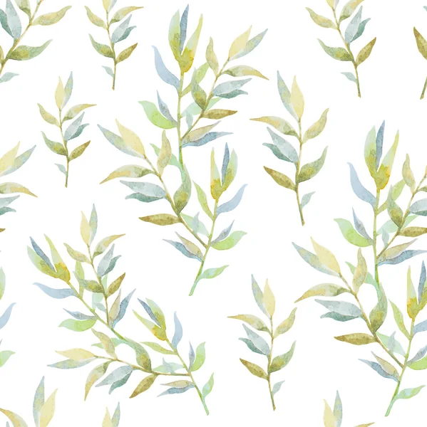 Aquarelle florale motif sans couture — Image vectorielle