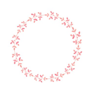  Suluboya çiçek çelenk el çekilmiş