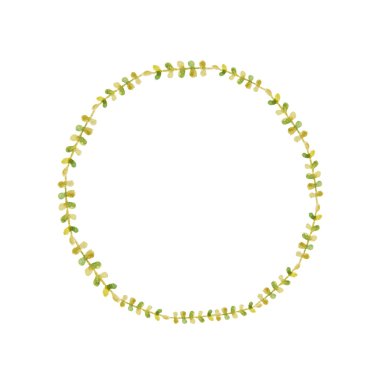  Suluboya çiçek çelenk el çekilmiş