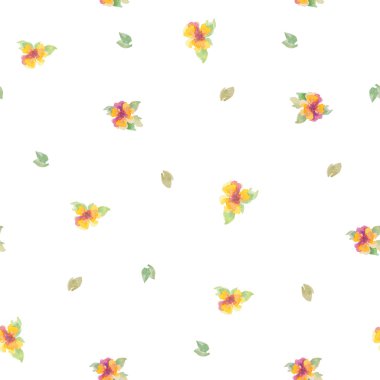 Renkli çiçek desenli. 