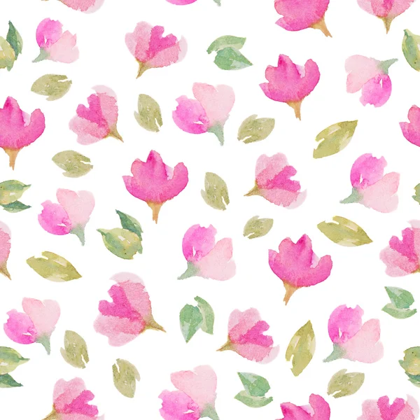 Färgglada blommig sömlös mönster — Stockfoto