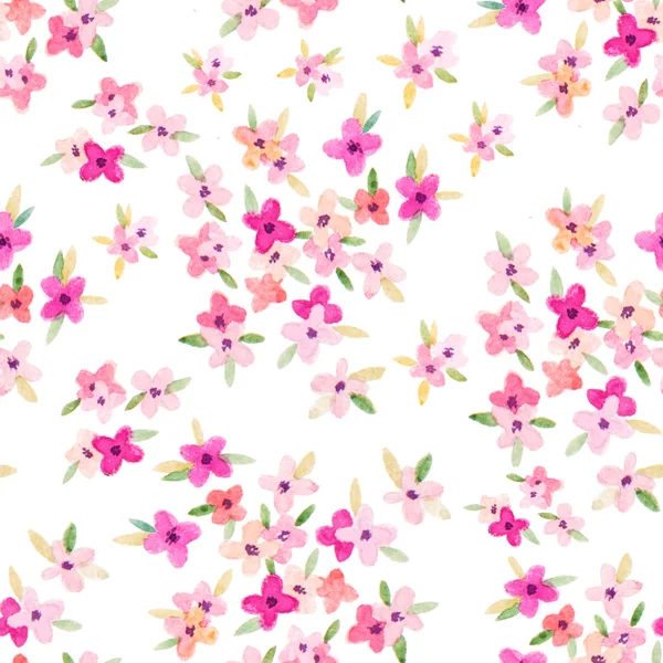 Барвистий квітковий безшовний візерунок — стокове фото