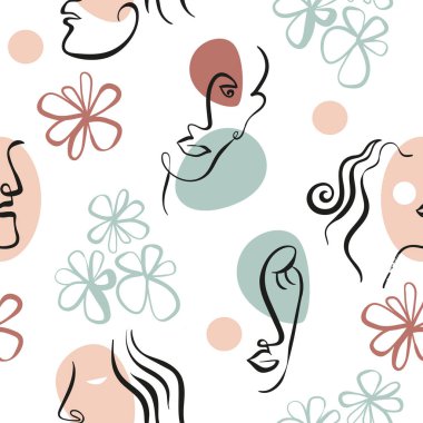 Yüzleri ve vektörü olan soyut arkaplan