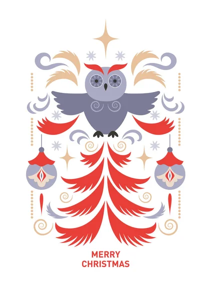 Χαριτωμένο Κουκουβάγια Φτερά Διανυσματική Απεικόνιση Σχεδιασμό — Διανυσματικό Αρχείο