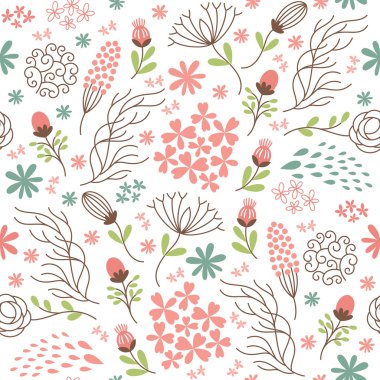 Kusursuz çiçek deseni